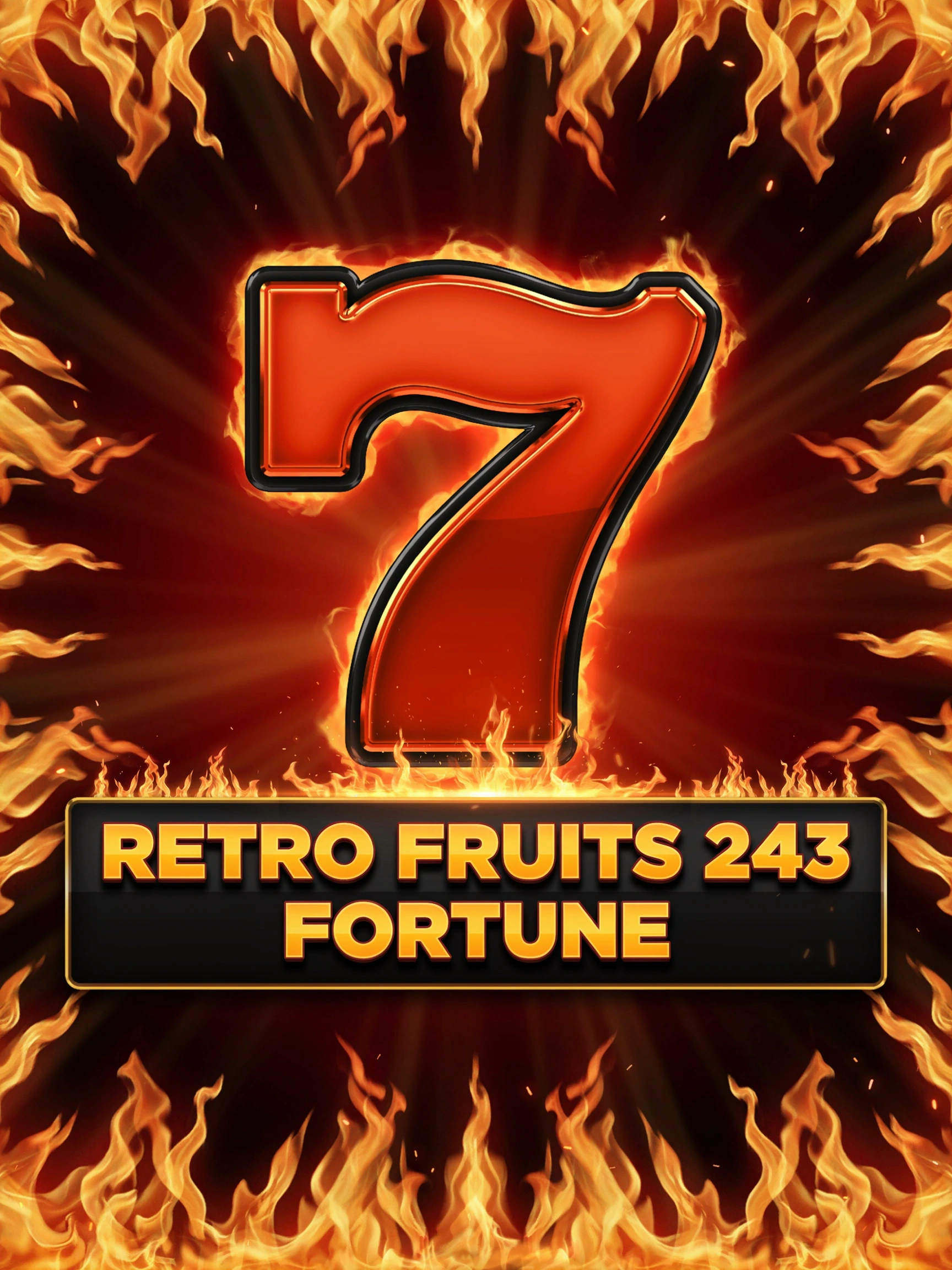 Retro Fruits 243 Fortune pokie game artwork