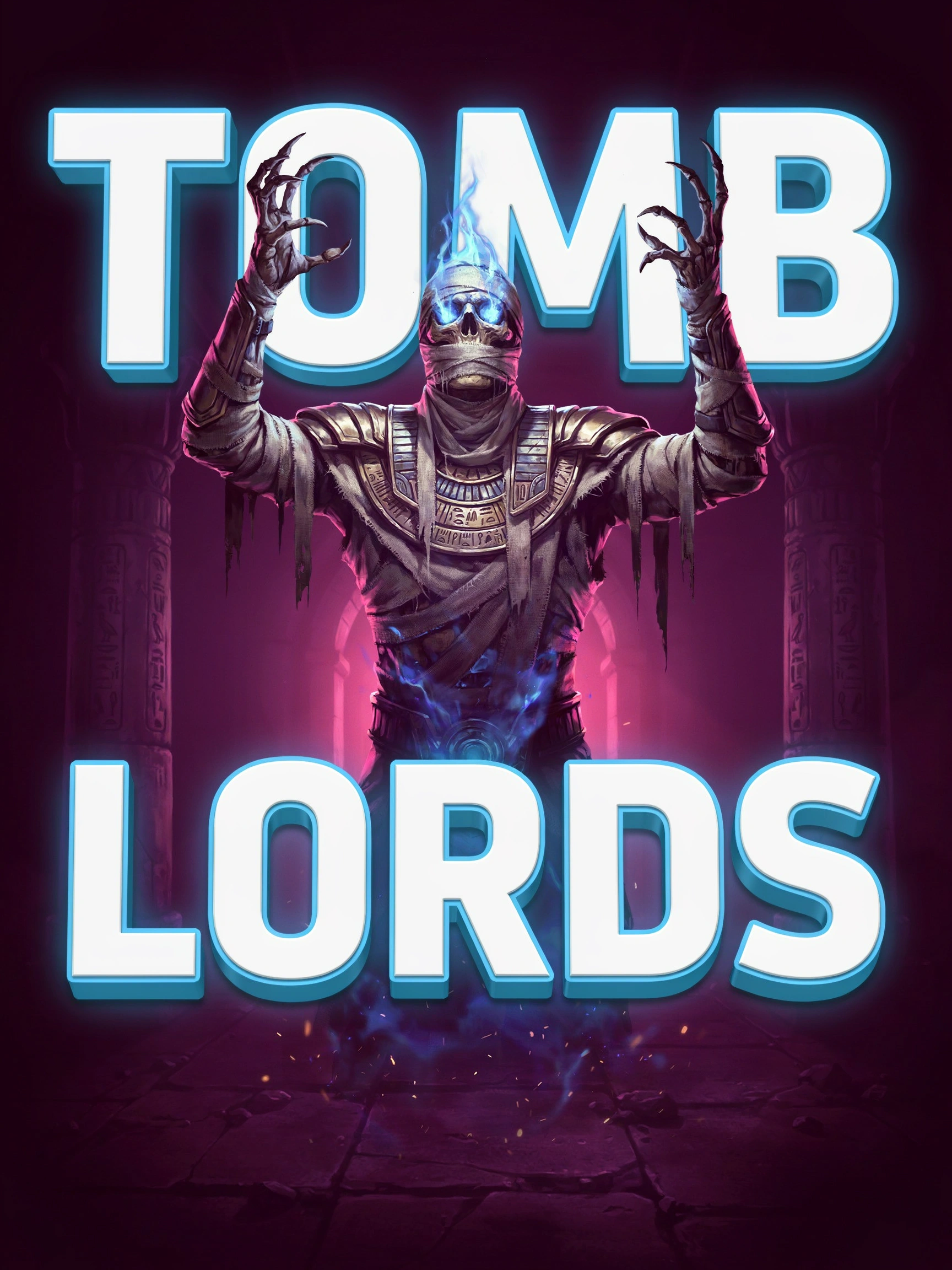 Title art for the Tomb Lords online pokie